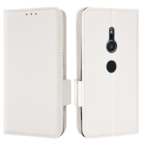 XFDSFDL® Étui pour Sony Xperia XZ2 H8216/ H8266 (5,7 Pouces) PU Cuir Housse Flip Coque Litchi Motif avec Support et Magnétique Boucle Latérale Portefeuille...