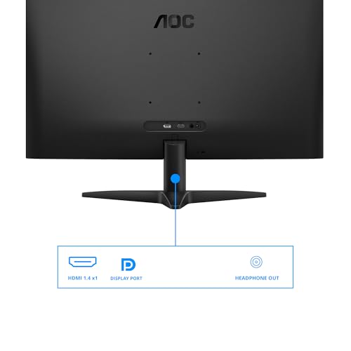 AOC 27B36X 27 Inch FHD Gaming Monitor, 144Hz, IPS, 0.5ms MPRT, Adaptive Sync, HDR10, (1920x1080,HDMI 1x 1.4,DP 1x 1.4) Black - Image 5