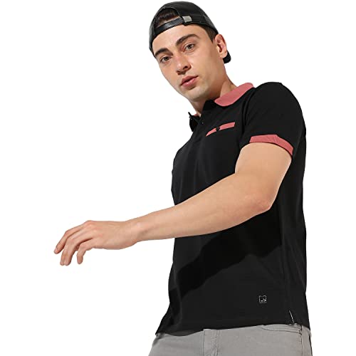 Image of Campus Sutra Men's Cotton Regular Fit T-Shirt