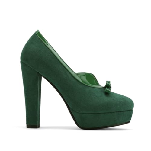 Image of SHODENSE Women Vintage Chunky Platform Loafers Pumps Tassel Round Closed Toe Slip On Suede Block High Heel Dress Loafer Shoes Buckle Strap Oxford Loafers Fringe Pump Dressy Chic Sexy Y2k 4-11 M US