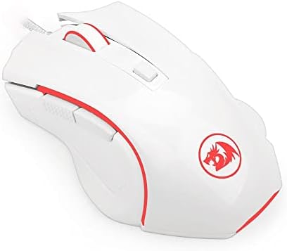 Mouse Gamer Redragon Nothosaur Lunar White com LED Multicolor M60...