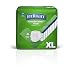 Medline Extended Wear Overnight Adult Briefs with Tabs, Maximum Highest Absorbency Adult Diapers, X-Large (15 Count)