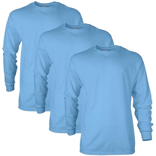 Image of Gildan Adult Ultra Cotton Long Sleeve T-Shirt, Style G2400, Multipack
