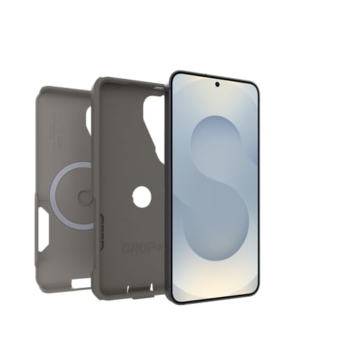 Image of OtterBox Samsung Galaxy S26 Commuter Series Case - Grey /Brown | Thin & Protective iPhone Case, Dual-Layer, Impact Absorbing Phone Case for Samsung Galaxy