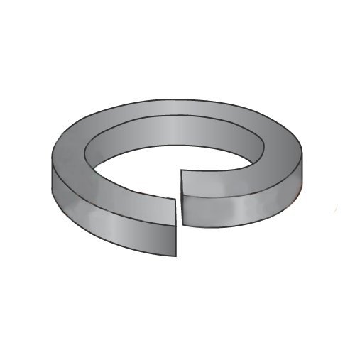 3/8" Medium Split Lock Washers / 18-8 Stainless Steel/Black Oxide/Outer Diameter: .680" / Thickness: .094" (Carton: 3,000 pcs)