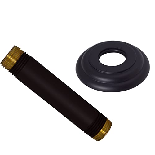 Westbrass Bras douche plafond 1/2" IPS 4" noir mat