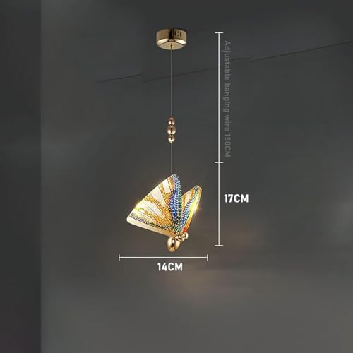 Pendant light minimalist butterfly ceiling chandelier moderna ZR98US 5