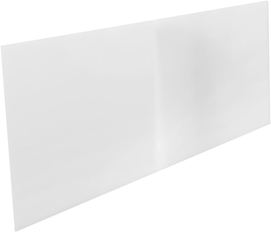 Acrylic Light Diffuser Semi Transparent Lampshade Replacement Panel for LED Ceiling Fixtures Easy Installation Wear Resistant Material Uniform Soft Lighting