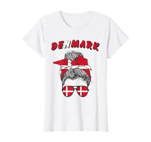 Dänemark, dänisches Mädchen, Dänemark-Flagge, Dänemark...