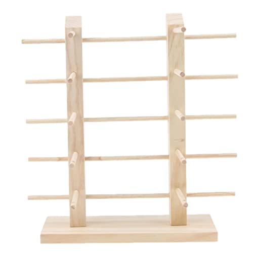 Présentoir à lunettes en bois massif : vitrine chic de rangement pour créations artisanales