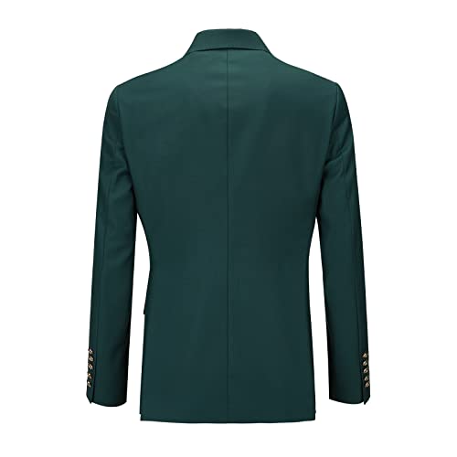 Cenne Des Graoom Men's Slim Fit 2 Piece Suit Double Breasted Business Wedding Prom Suits Blazer Tuxedo & Trousers……… Green by Cenne Des Graoom - Used condition - Image 8