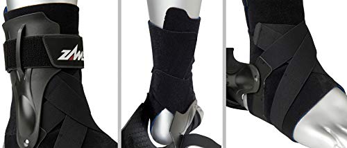Zamst A2-DX Ankle Brace, Black, Medium - Left - Thumbnail 2