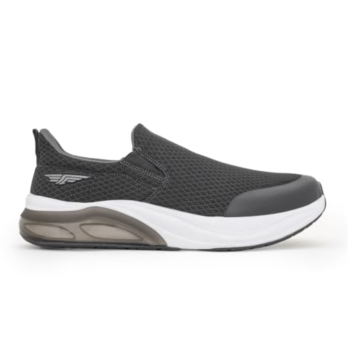 Image of Red Tape Men's Walking Shoes Dark Grey Mesh TPU Round Toe Slipon