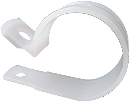 Gardner Bender PPC-1600 Plastic Cable Clamp, 1 in., Natural , White