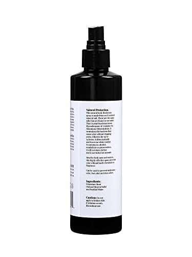 Nakd. Thai Crystal Deodorant Spray – 2 Salt Deodorant Crystal Sprays, 8.45 Fl Oz. Regular + 3.3 Fl Oz. Travel Size – All Natural Unscented Crystal Deodorant And Aluminum Free Salt Deodorant For Women Men & Teens By Vasarii #TOP6