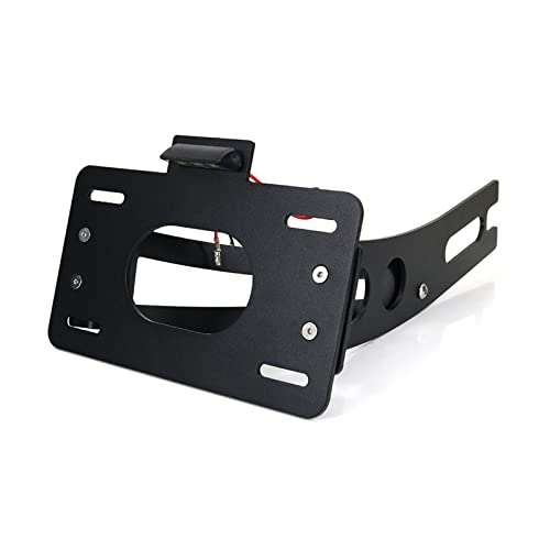 Support de plaque d'immatriculation latéral pour vos sorties en Shadow VT600 - 2