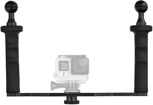 Xtgp324A Dual Handle Aluminium Tray Stabilizer For Underwater Camera Housings