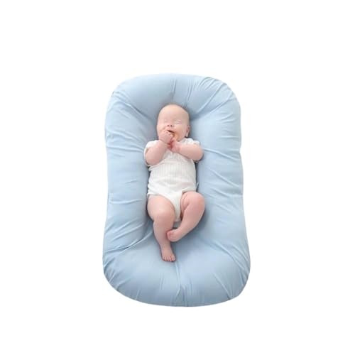 Funda Reclinable, Asiento De Suelo De Viaje Ajustable Portátil, Cuna, Cuna En Cuna, Cama Tipo Nido Suave Y Transpirable Color : Blue