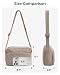 Imagen de bagsmart Bolso bandolera plegable para mujer