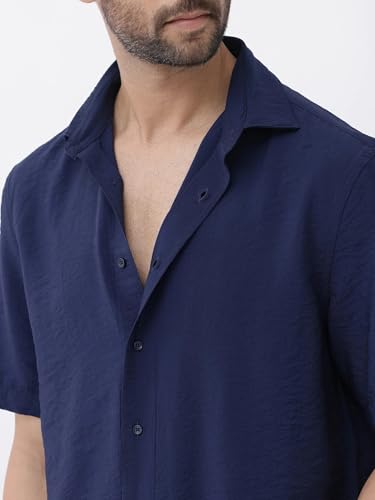 Image of Rare Rabbit Boxy fit Plain Shirt