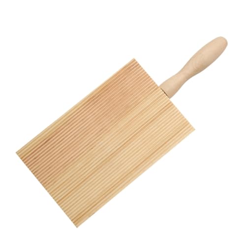 Hemobllo Tablero de Madera para Hacer Ñoquis Herramienta de Cocina Ergonómica y para Pasta de Usar y Almacenar