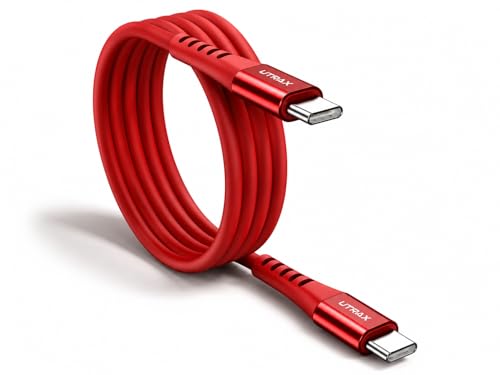 Image of UTRAX 65W PD Fast Charging Cable with Premium Metal Connectors, Type C Cable (1.2M)