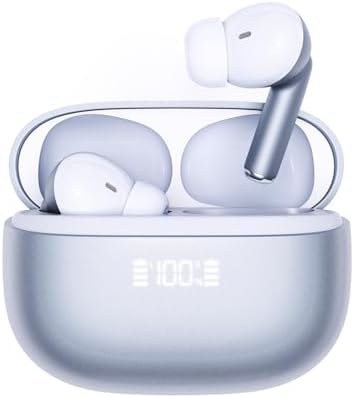 Bluetooth Wireless Earphones, 2026 New Arrivals, ANC Noise-Canceling Earphones, Bluetooth, IPX4 Waterproof, Automatic Pairing, Microphone Included, Call Compatible, Touch Control, Compact, School