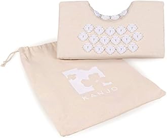 Kanjo Acupressure Neck Pain Relief, Cervical Traction Wedge Pillow - High Density Memory Foam Core - Cervical Traction Neck Pillow - Relieves Back and Neck Pain, Stress Relief