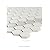 MSI White and Gray 12 in. x 12 in. Hive Pattern Matte Porcelain Mosaic Tile for Kitchen Backsplash, Bathroom Wall, Shower, and Floor