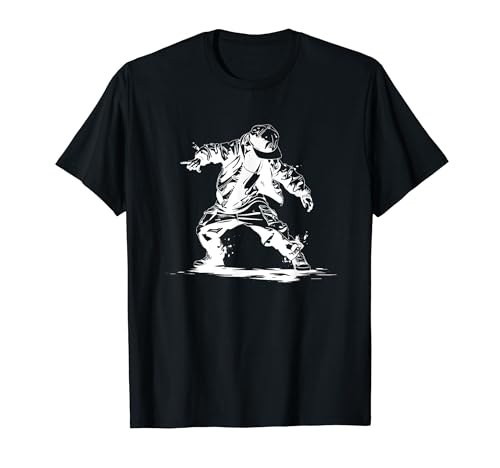 Breakdancer Boy Dibujo Streetdance para chicos Camiseta