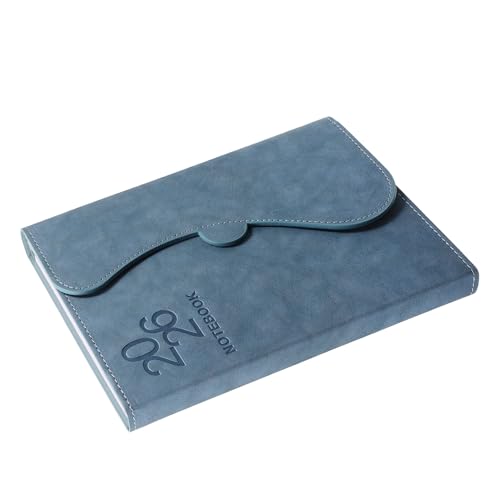 WEKAMOS Weekly Planner Notebook z PU Skórą Codzienny Organizer Zadań i Planów Rocznych Lekki Notatnik dla Nauczycieli i Uczniów Praktyczny Dzienny Planer Do Zarządzania Czasem i Śledzenia