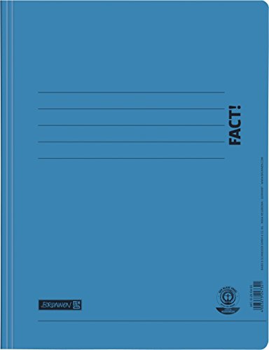 Brunnen Baier & Schneider Brunnen 102010456 Schnellhefter A4, FACT!, aus Recyclingkarton) türkis