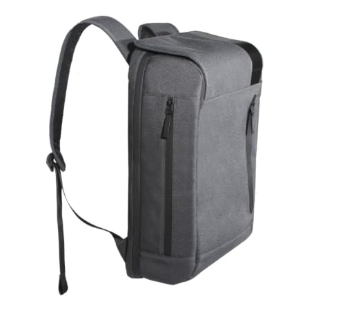 Mochila VX Case Urban Trek Cinza para Notebook até 16” | Tecido Cordura® Impermeável | Abertura 180º | Porta USB-C | Compartimentos Antifurto