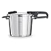 Fissler Vitaquick® Elemental Schnellkochtopf 6,0 L (Ø 22 cm) salbeigrün – Made in Germany, bis zu 70% schneller, 2 Garstufen, Superthermic Boden, Induktion