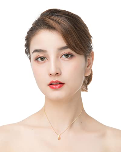 IVF Infertility Mom Pineapple Strength Necklace Fertility Wish Stress Relief Support Gift for Women2