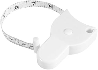 FTVOGUE 60in Body Measure Tape Fitness Tapeline Retractable Digital Tailor Ruler for weight