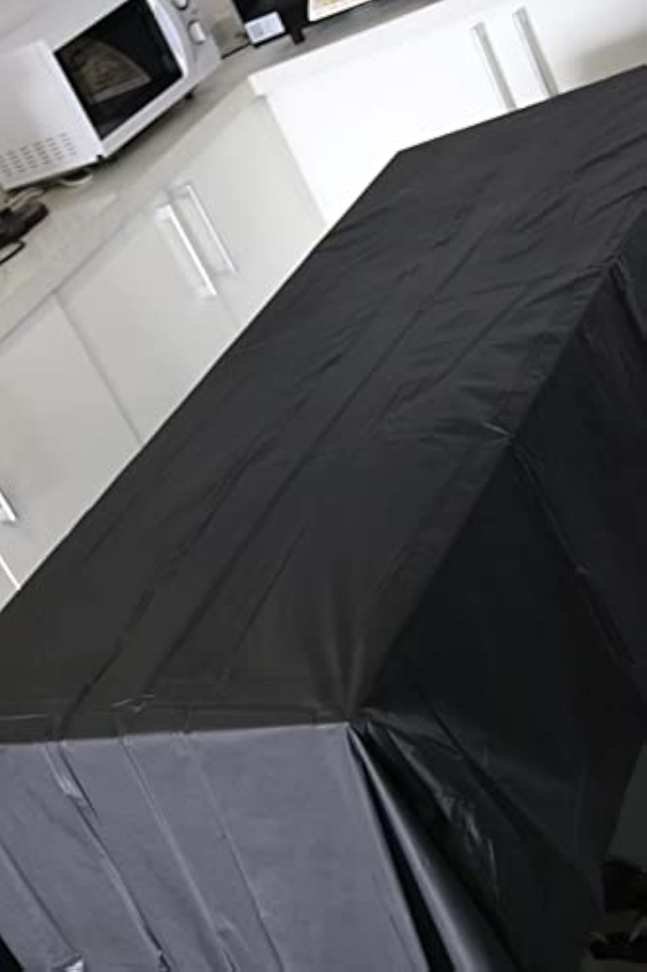 Rectangular Table Cover for Banquet, Wedding, Black