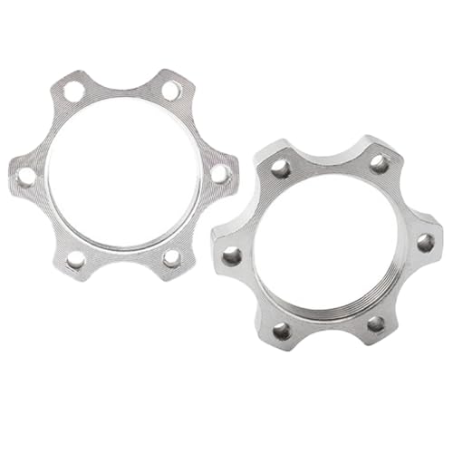 AYVRUOP 1 Par Adaptador De Buje De Bicicleta De 44mm, Adaptador De Freno De Disco De Buje De Bicicleta Bujes Roscados De Rueda Libre Media,Accesorios Para Bicicletas