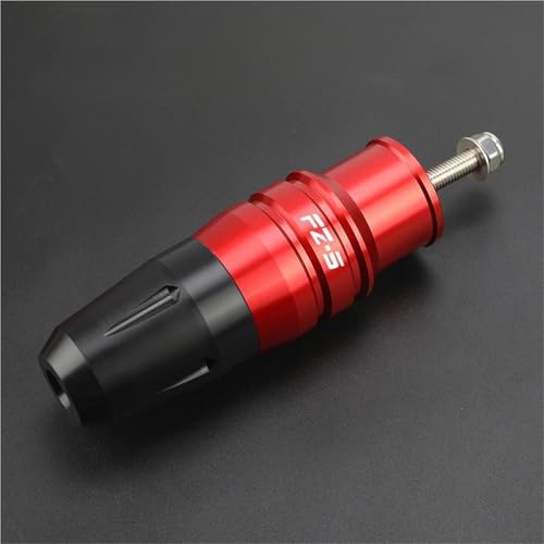 Protection d'échappement Moto Yamaha FZS 1000 600 Alu CNC Rouge Ultra Robuste