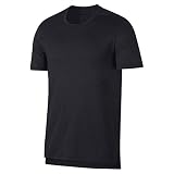  NIKE M NK Dry Top SS MAX NTK - Camiseta, Hombre, Multicolor(Black/Anthracite/Hyper Cobalt/Black)