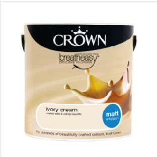 Crown Matt Emulsion 2.5L Ivory Cream