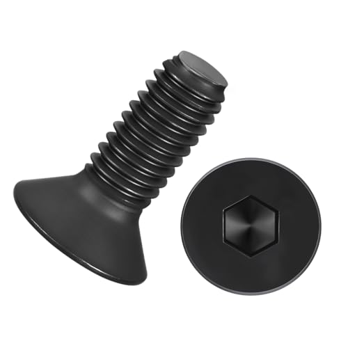 Kozelo 25Pcs boulon tête fraisée M6-1x16
