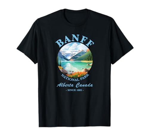Acuarela Lago Louise en Banff, Alberta Camiseta