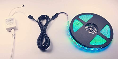 LITAELEK 2 x 2 m RGB LED Strip Extension Cable 4-Pin Connector Band Connection Extension for 5050 3528 2835 Strip, Black - Image 4