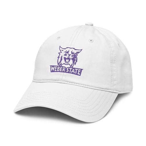 Gorra Ajustable Blanca Oficial Weber State Wildcats miniatura 1