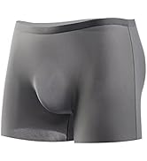 [Pazalor] ボクサーパンツ 極薄メンズ 3D アイス シルク シームレス 下着下着 肌にやさしい通気性速乾ブリーフ ローライズアンダーウェア