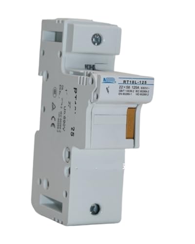 Base de fusible RT18L-125 1P porte-fusible céramique 22x58 R017