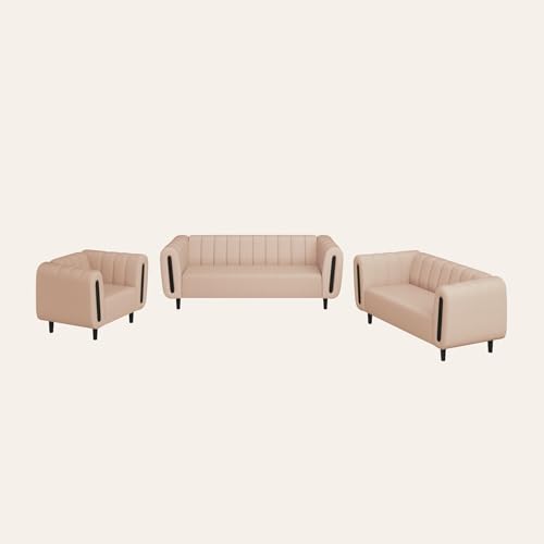 Image of Interio by Godrej Paramount 6 Seater Fabric Sofa Set