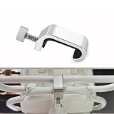 Luggage Rack Lock Hook Bracket Compatible with Vespa GTV GTS Sprint Primavera LX LXV 50 125 250 300 Storage Carrier Lock (Silver)
