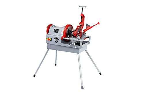 Electric Pipe Threader Machine 1/2\" - 4\" Threading Self Opening Head 1100W P100E